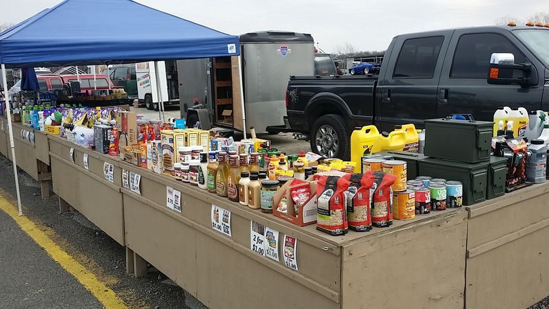 Vendors Stretch Across The Grounds Of A Historic Drive-In Theater