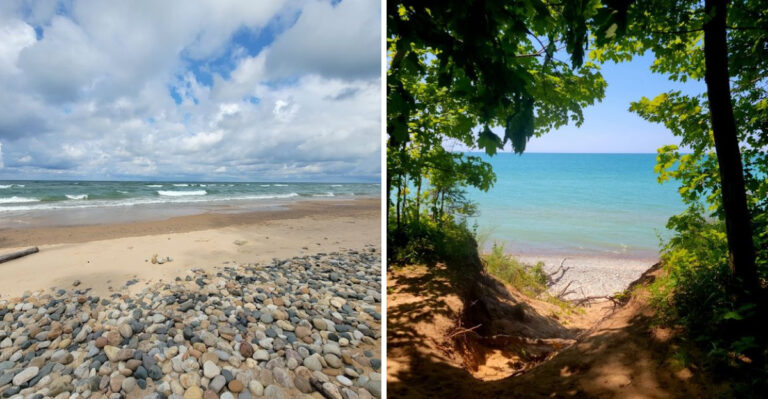 This Michigan Beach Park Is A Great Place To Search For Gemstones And Rare Rocks This Year