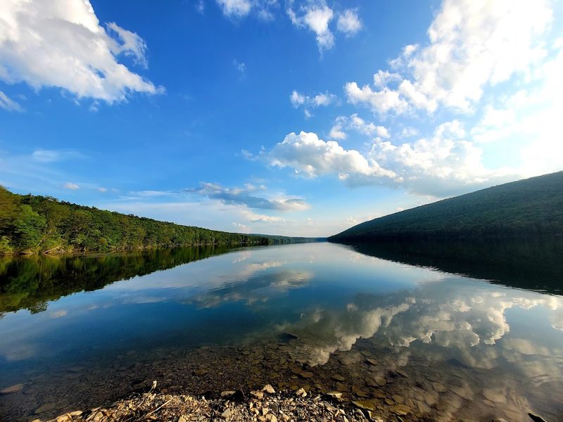 A Lake That Keeps Itself Beautifully Undisturbed