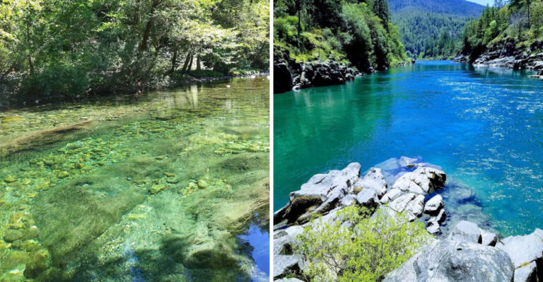 This Northern California River Is So Clear, It Feels Like A Secret Paradise