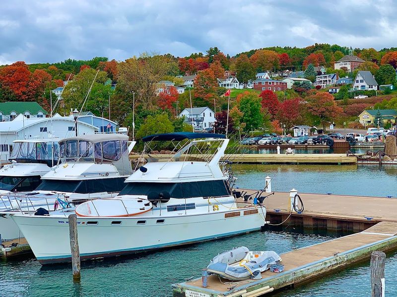 A Tiny Harbor Town On The Shores Of Lake Superior