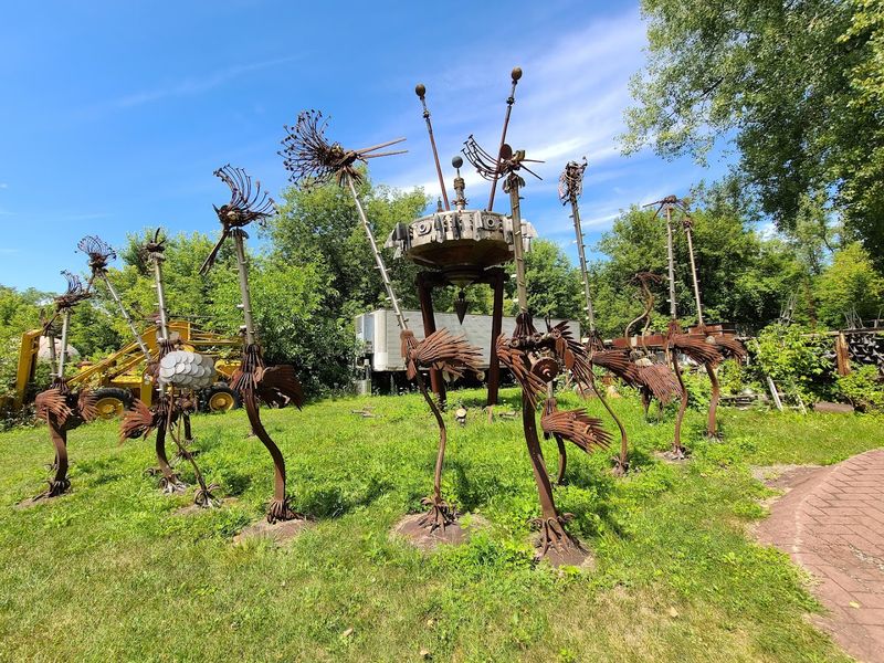 Home To The World's Largest Scrap Metal Sculpture