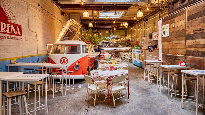 A Garage, A VW Van, And The Best Taco Setup You Have Ever Seen