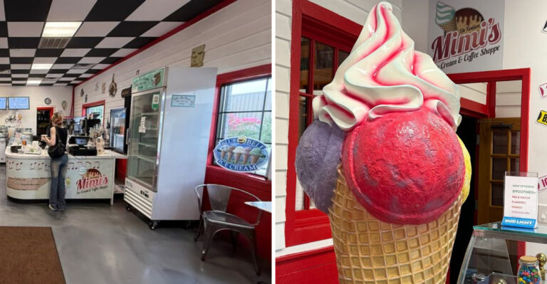 This Tiny Dessert Shop In Tennessee Has A Huge Ice Cream Cone Known Throughout The State