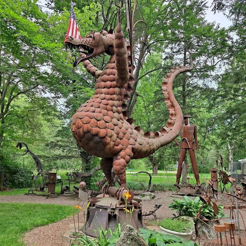A Scrap Metal World Built By One Wisconsin Artist