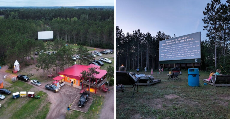 This Wisconsin Drive-In Theater Has A Playground And Candy Shop That Make It Extra Fun