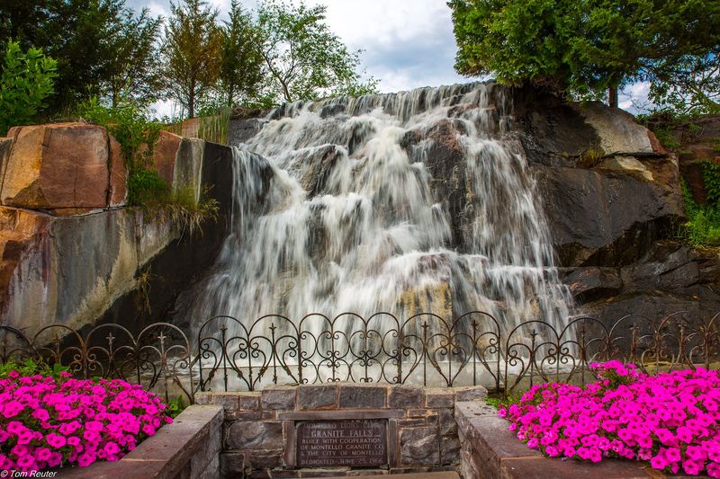 Home To Four Beautiful Man-Made Waterfalls
