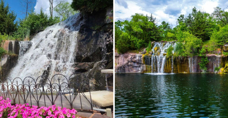 This Wisconsin Park Surprises Visitors With Four Gorgeous Man-Made Waterfalls