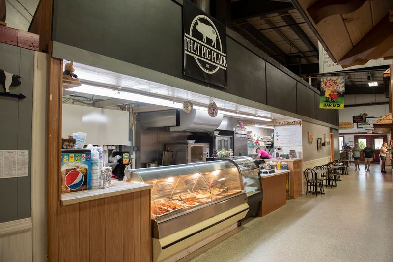 A Food Court With Comfort Food And Homemade Meals