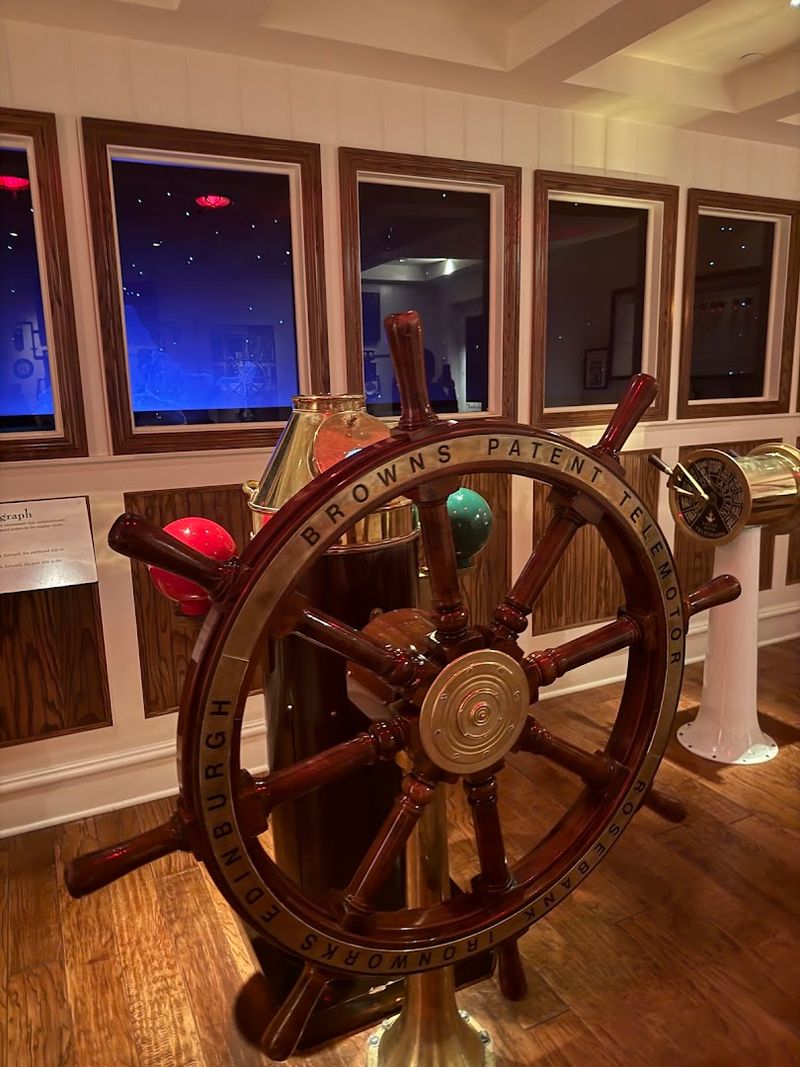 The Ship's Bridge And The Iceberg Encounter Exhibit
