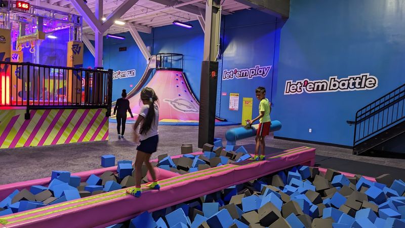 Trampolines, Battle Beams, And A Slam Dunk Zone That Will Outlast Your Patience