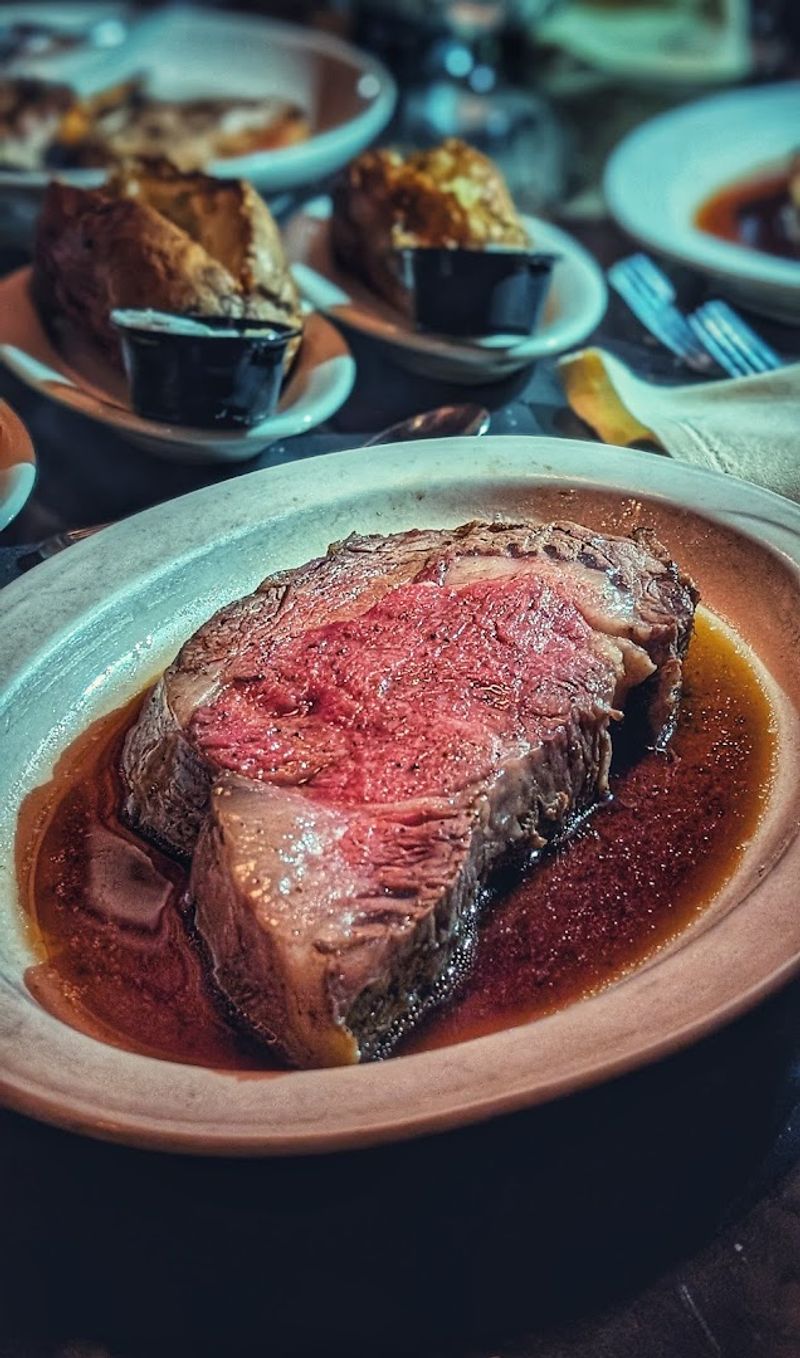 Inside the Cozy, Classic Steakhouse Atmosphere at Mr. Paul's