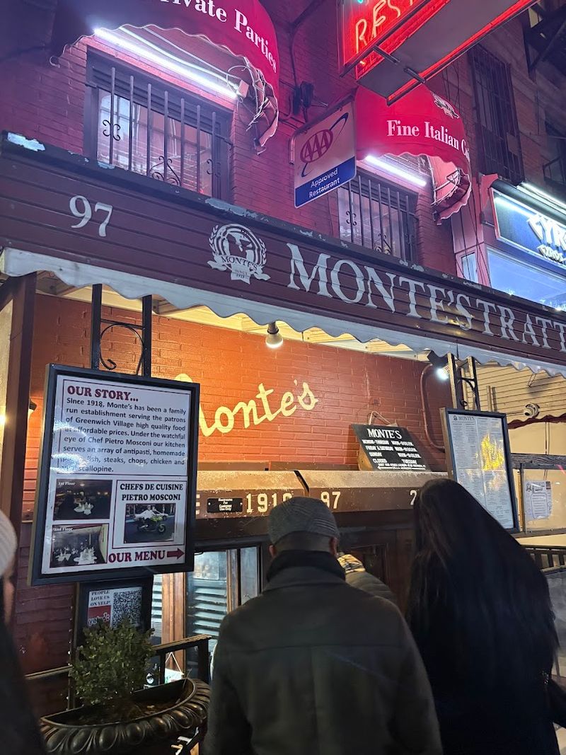 Monte's Trattoria: The Address You Need To Save Right Now