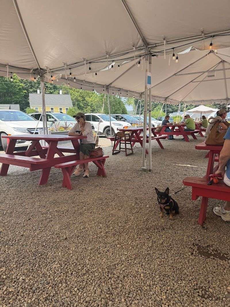 The Outdoor Seating Area That Captures Classic New England Atmosphere