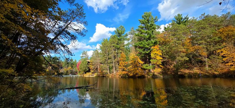 A Trail That Combines Forest Paths With Open Water Views