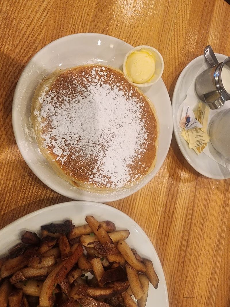 The Famous Cinnamon Roll Pancakes Everyone Talks About