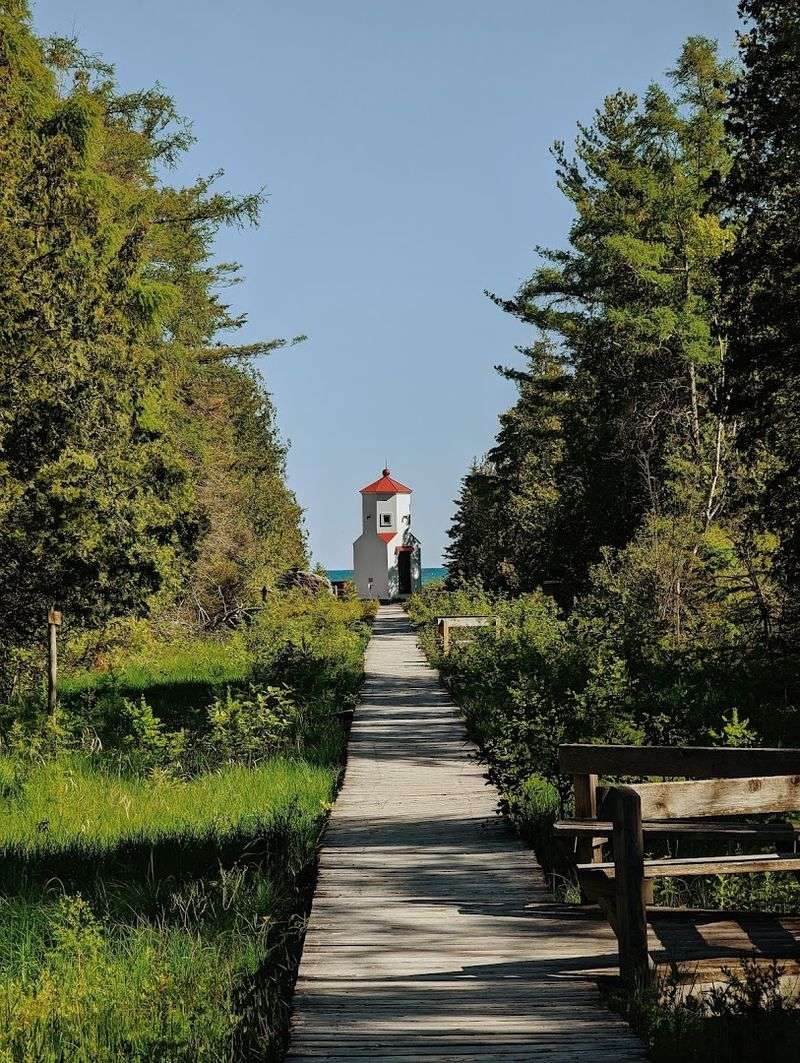 The Historic Range Lights That Guide Ships Along Lake Michigan