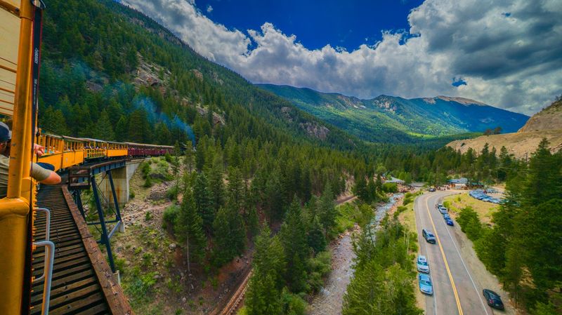 Scenic Landscapes Along The Rail Path