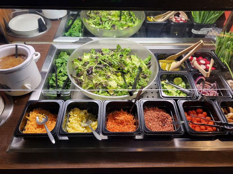 A Salad Bar And Desserts Guests Never Skip