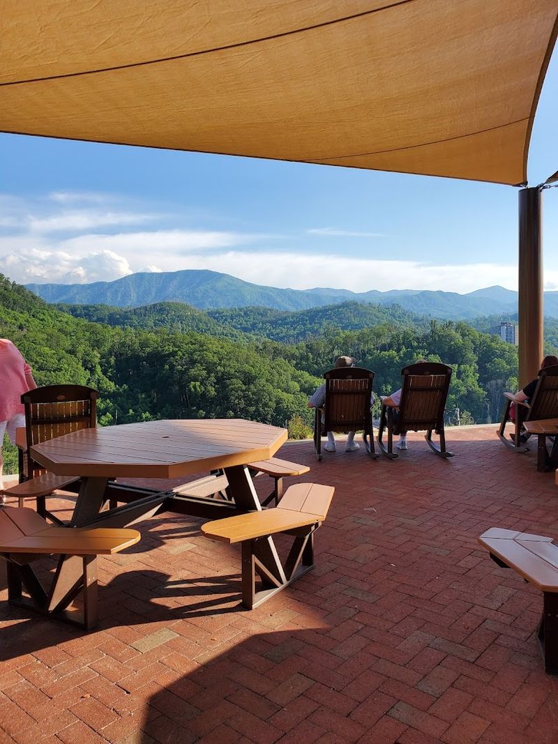 Dining And Relaxing After The Walk