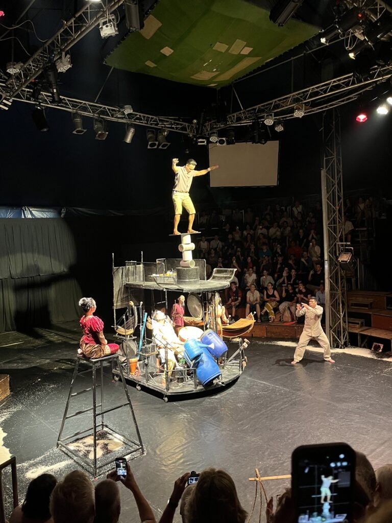 At Phare the Cambodian Circus in Siem Reap