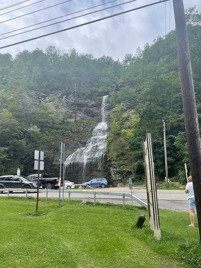 Aunt Sarah Falls And The Town Of Montour Falls