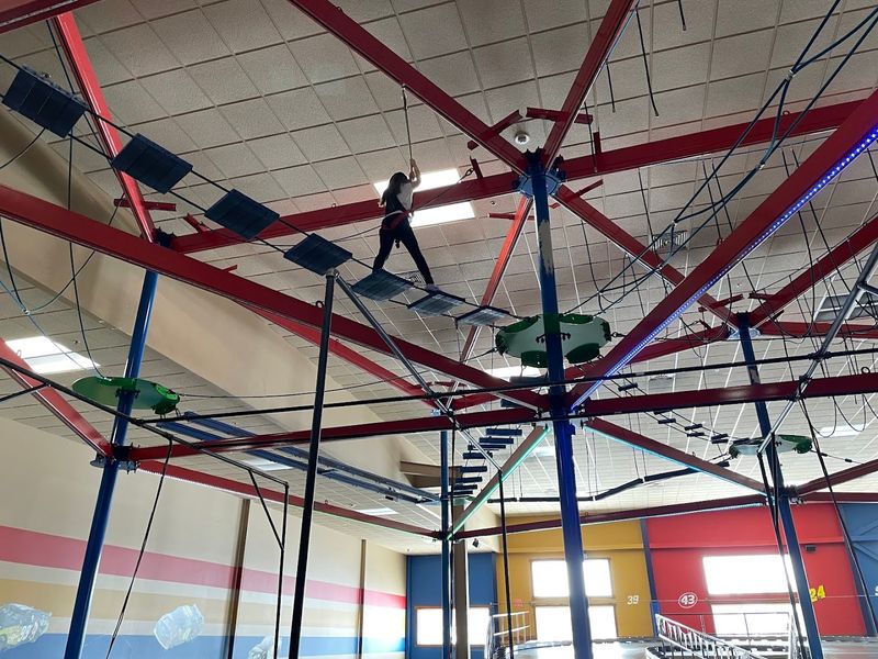 Mini Golf And The Ropes Course Keep Things Competitive