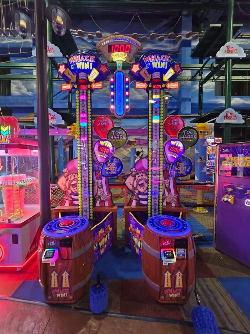 A Large Arcade Packed With Games Keeps Everyone Entertained