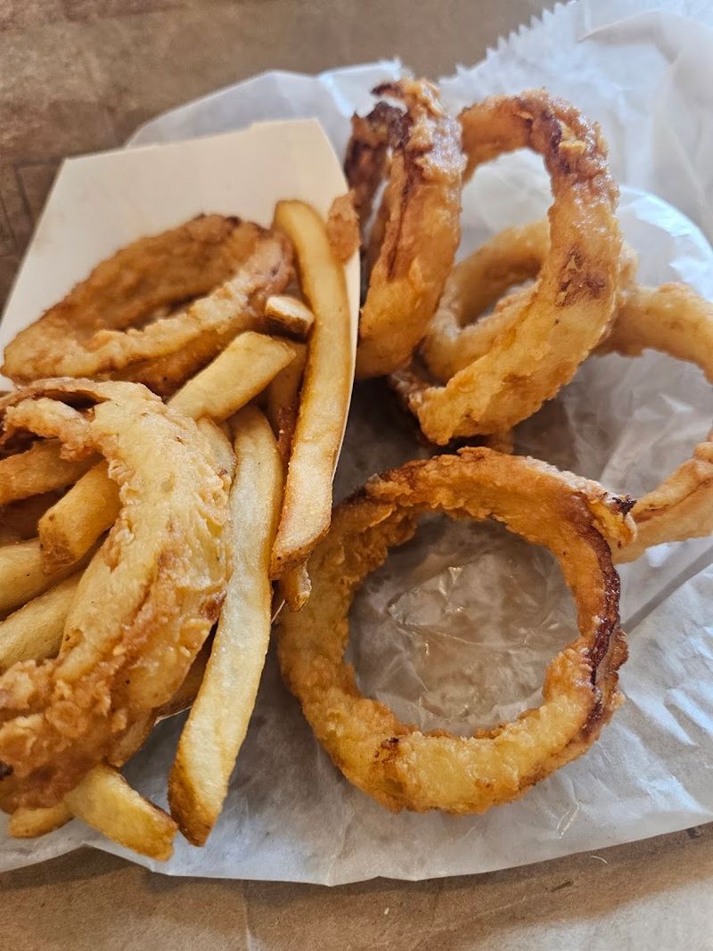 The Fries And Onion Ring Combo