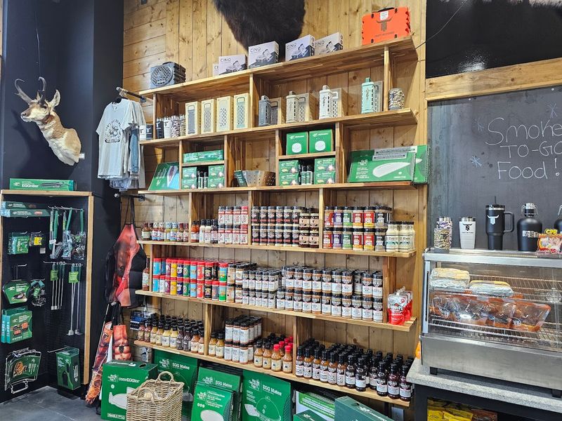BBQ Accessories, Rubs, And Grilling Gear On The Shelves