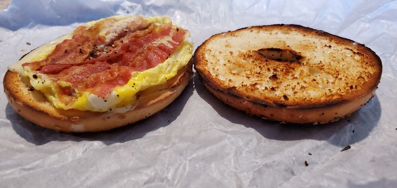 Breakfast Sandwiches Made With Freshly Cooked Eggs