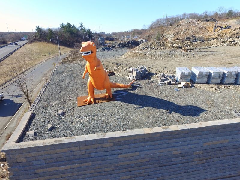 The Orange Dinosaur, Saugus