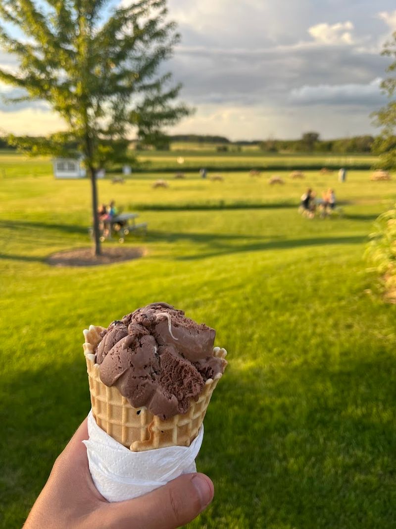 Ice Cream Made Directly From On-Site Dairy