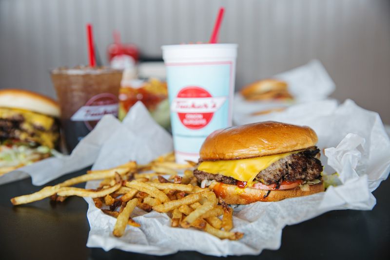 Tucker's Onion Burgers, The Griddle Never Cools Down Here