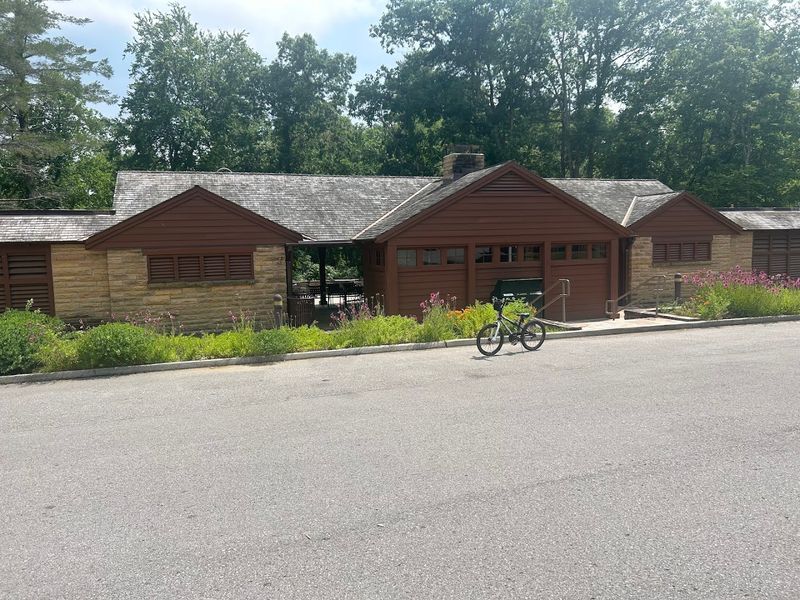 The Stone Patio For Outdoor Dining And Pet-Friendly Visits
