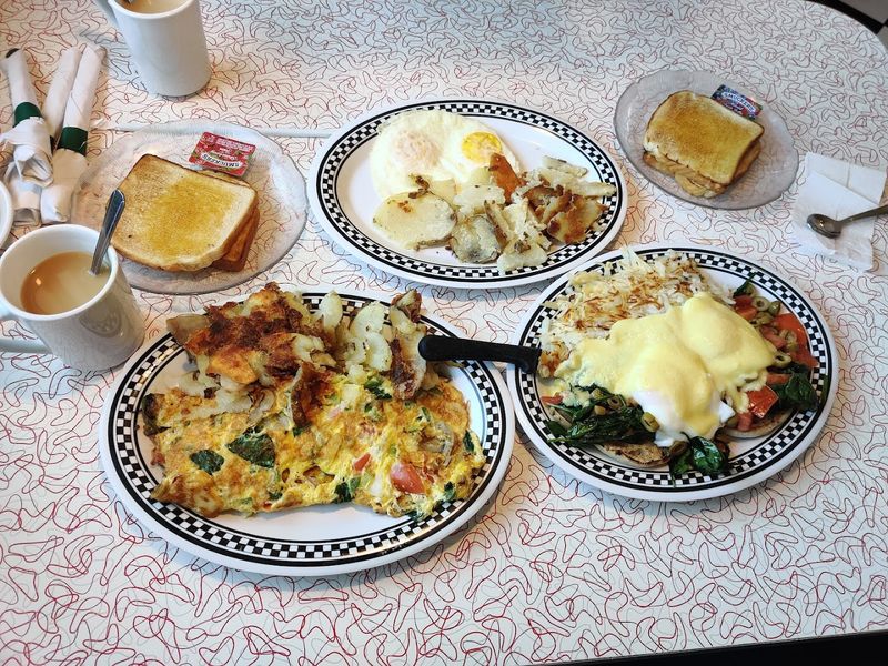 A Busy Weekend Breakfast Crowd