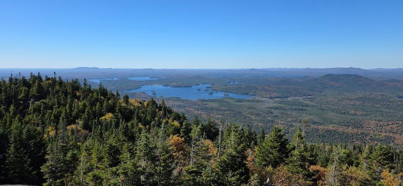 The View Of Ampersand Lake And The Surrounding Wilderness