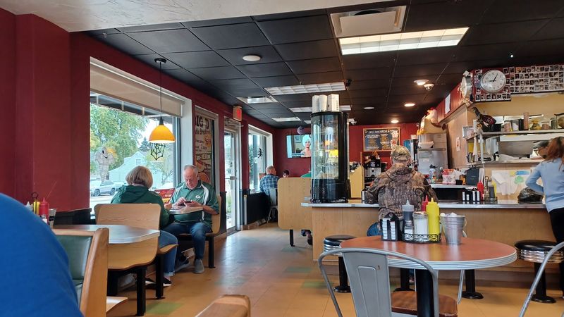 A Cozy Diner Atmosphere That Feels Warm And Familiar