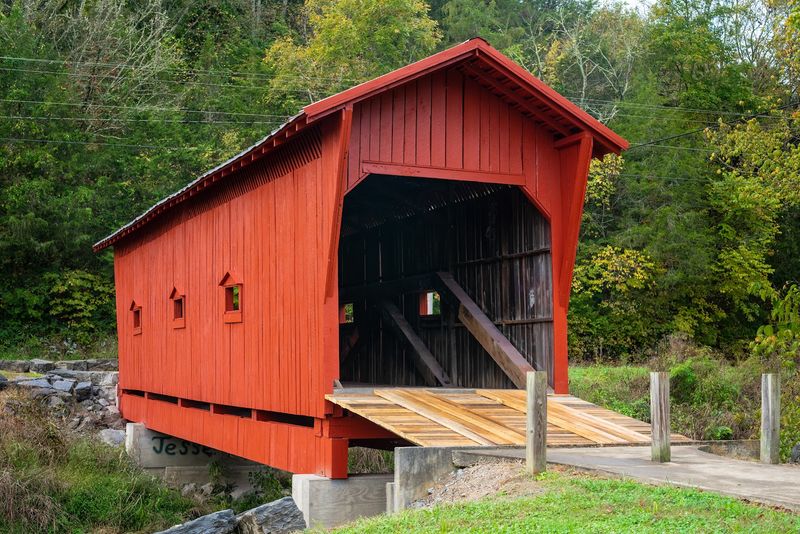 Historic Bible Covered Bridge, Midway