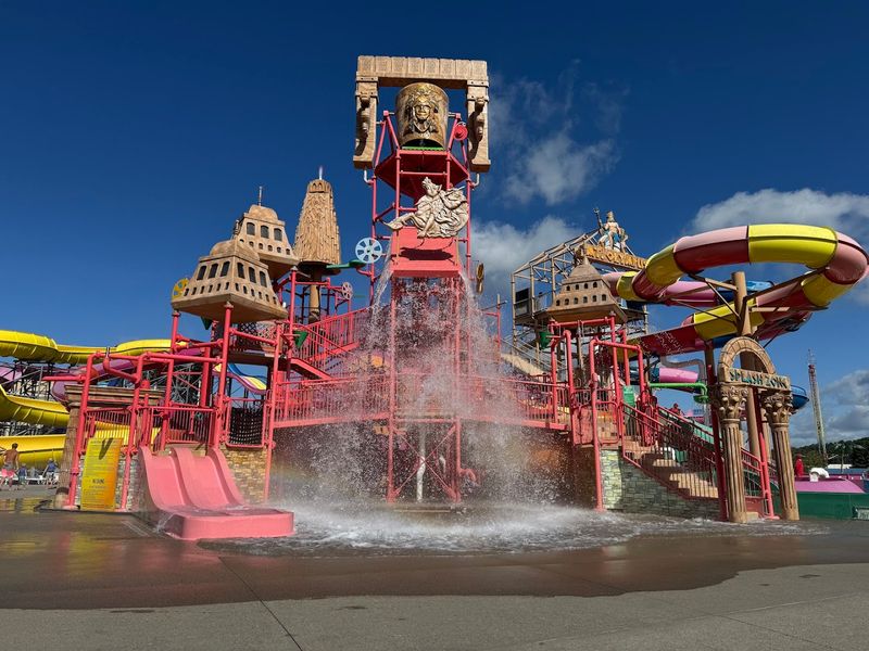 The Water Park Offers Both Indoor And Outdoor Attractions