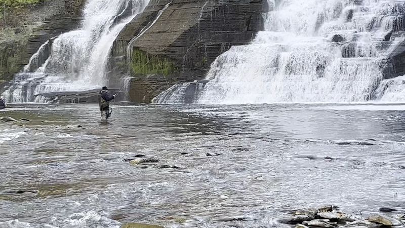 Fishing Below The Falls Is A Quiet And Rewarding Tradition