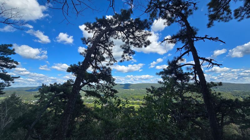 The Blue Trail Climb And The View From Above
