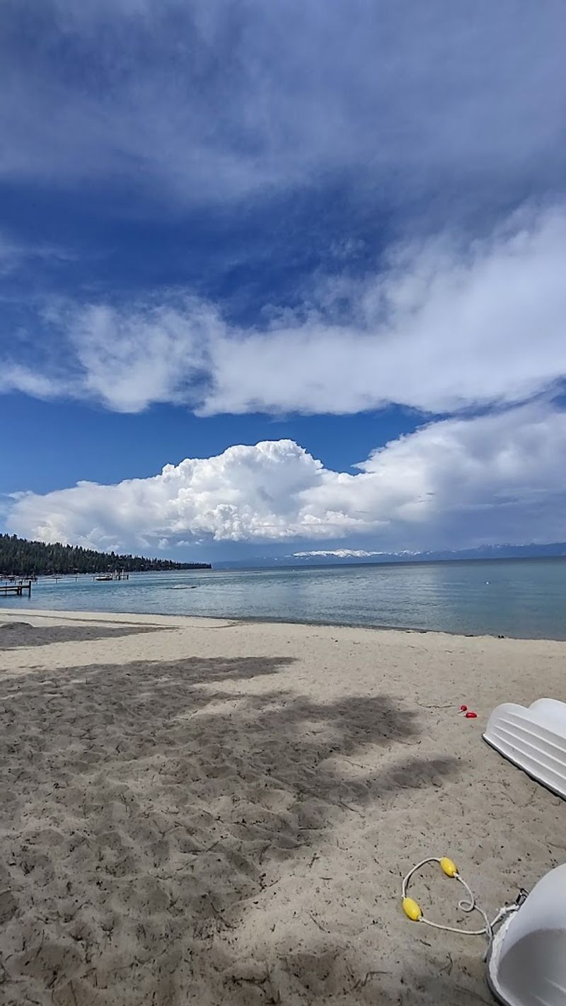 Sandy Beach Features And Shore Composition