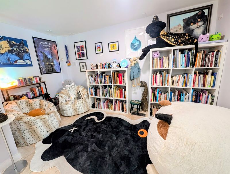 A Library Filled With Nothing But Cat Books