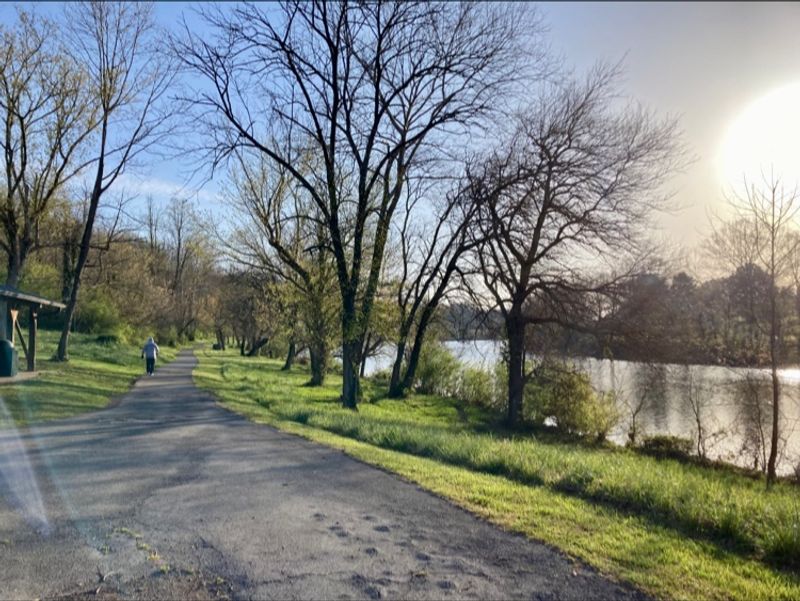 A Trail That Runs Along The Holston River With Stunning Natural Scenery