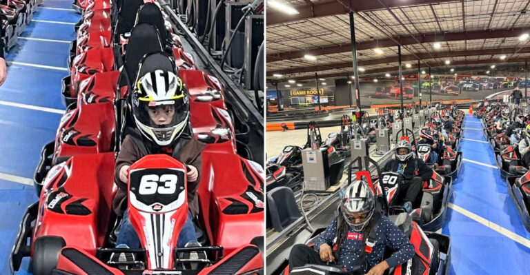 Race Through The Midwest’s Largest Indoor Go-Kart Track In Wisconsin
