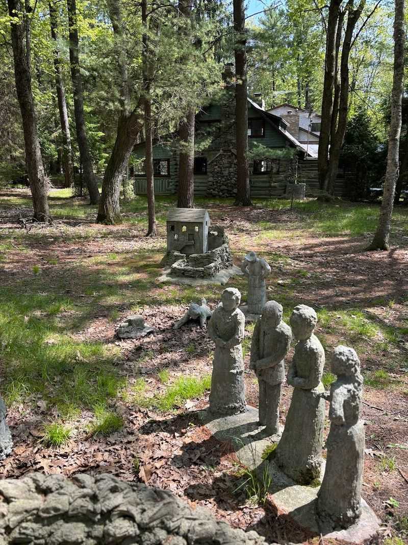 Life-Sized Figures That Appear Along The Forest Paths