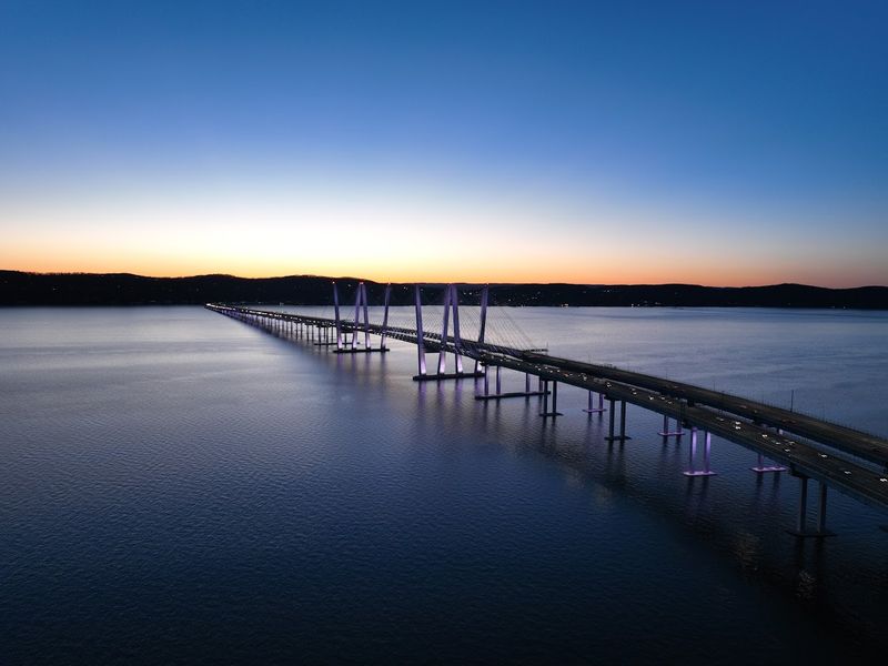 The Governor Mario M. Cuomo Bridge View That Stops Walkers Cold