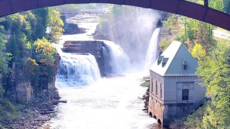 Ausable Chasm Rainbow Falls (Overlook Areas)