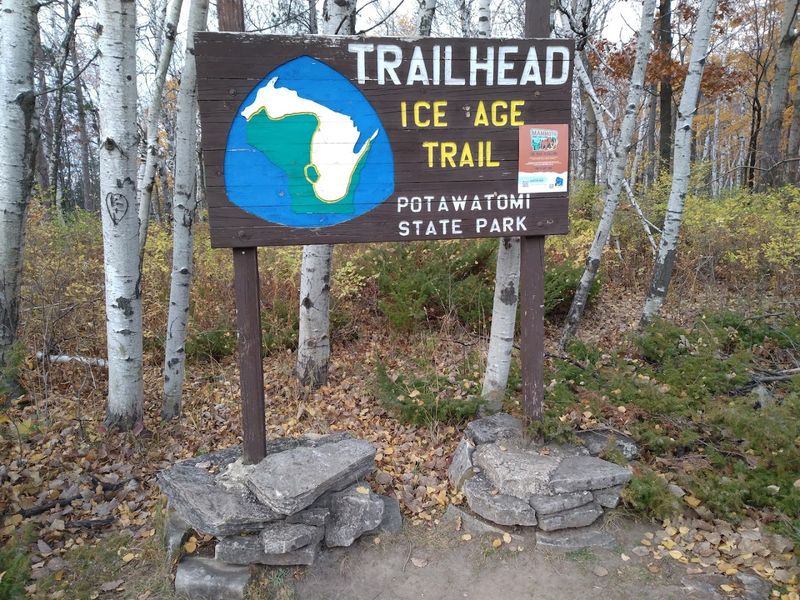 The Trail Is Marked By Distinct Yellow Blazes